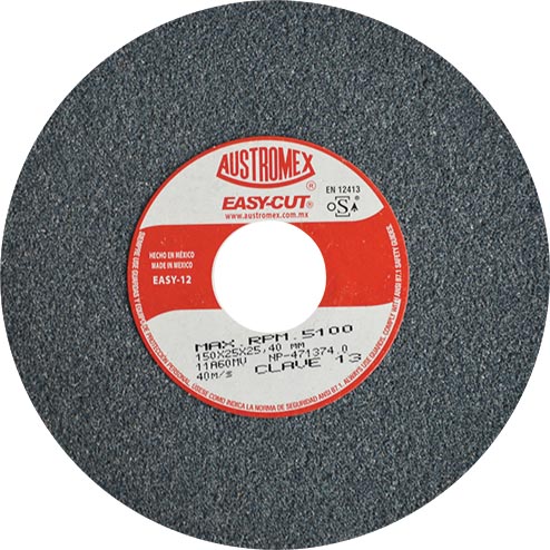 PIEDRA GRIS ABRAS. 6x1x1 11A60V013 C.13 AUSTROMEX