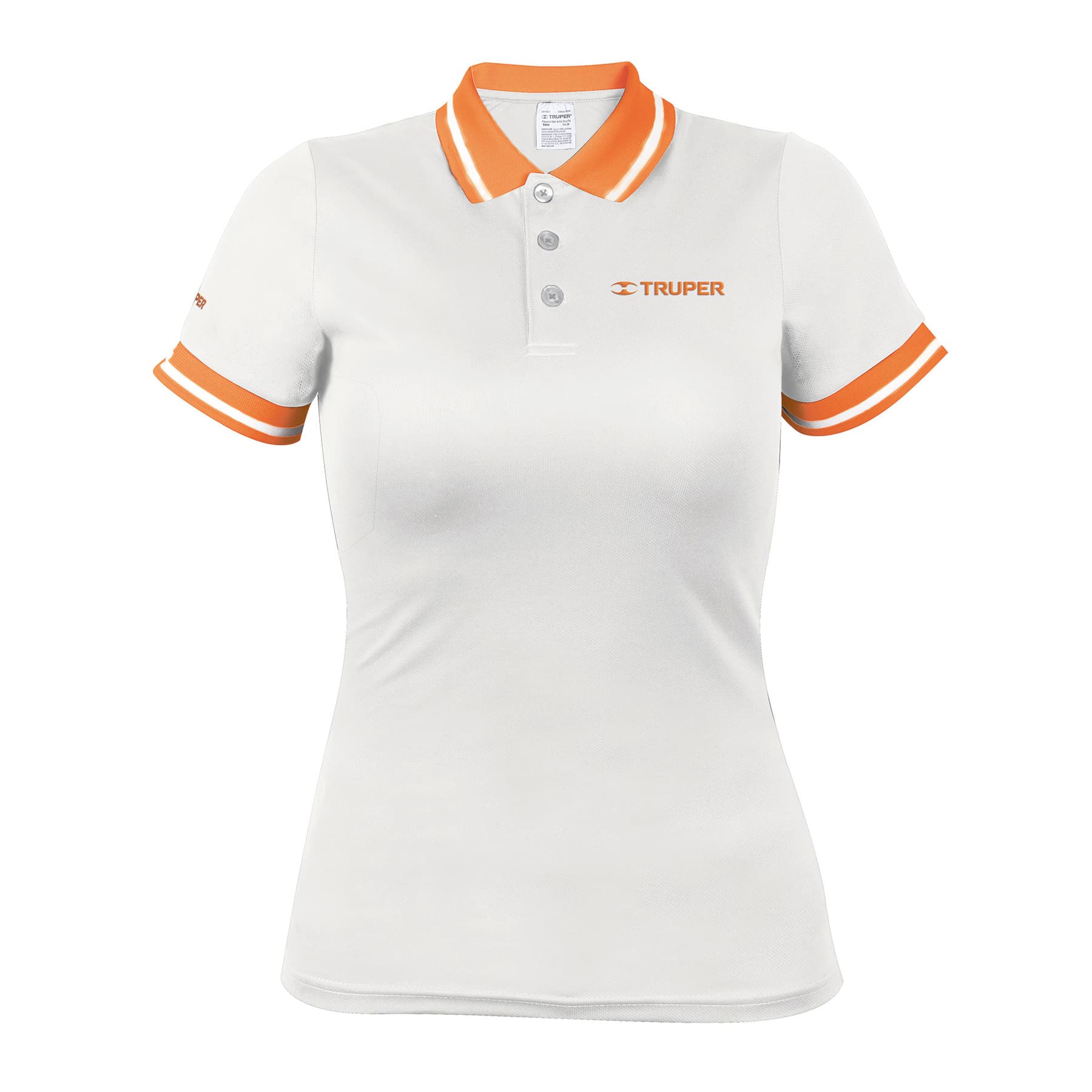 PLAYERA DRYBDC TIPO POLO DRY FIT BLANCA T/CH P/DAMA 69978