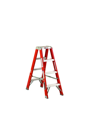 ESCALERA TIJERA DOBLE 53004N FIBRA VIDRIO 4 ESC.NJA.CUP...