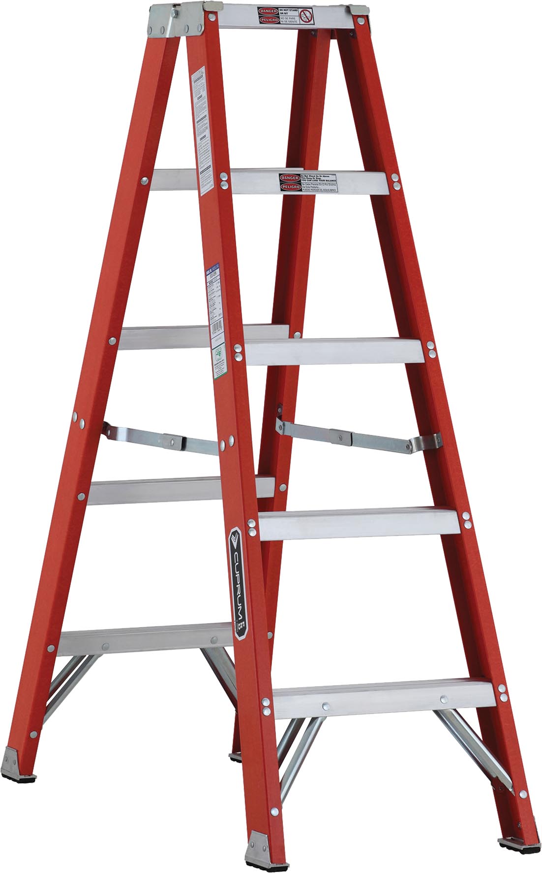 ESCALERA TIJERA DOBLE 53006N FIBRA VIDRIO 6 ESC.NJA.CUP...