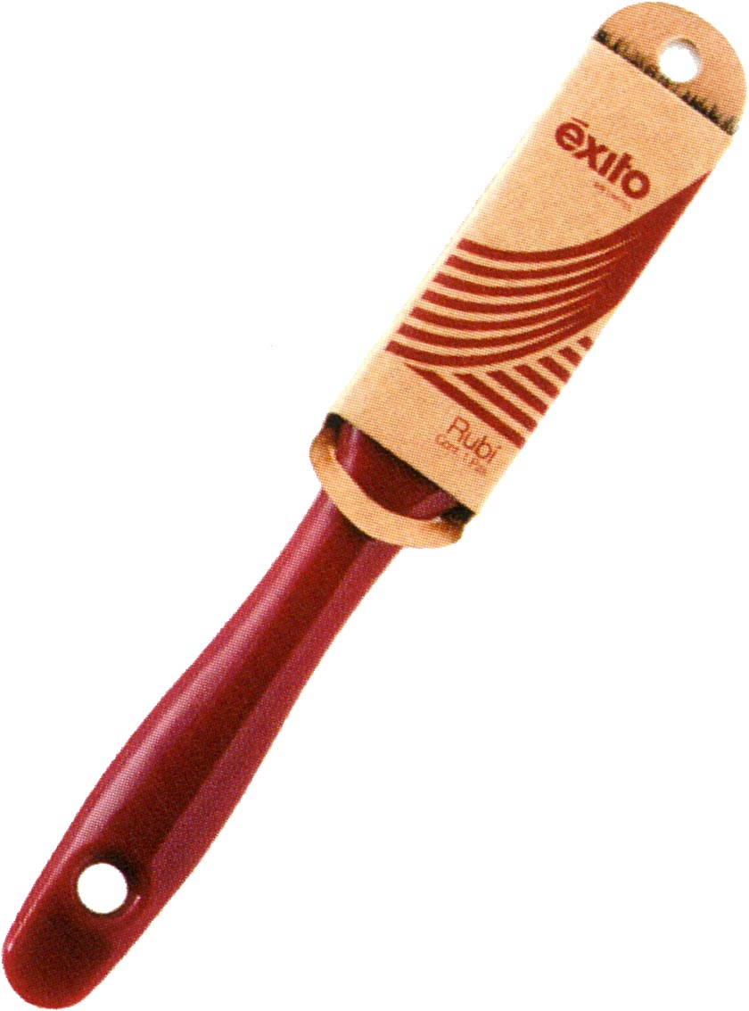 BROCHA RUBI ROJA Y BLANCO 25 MM 1