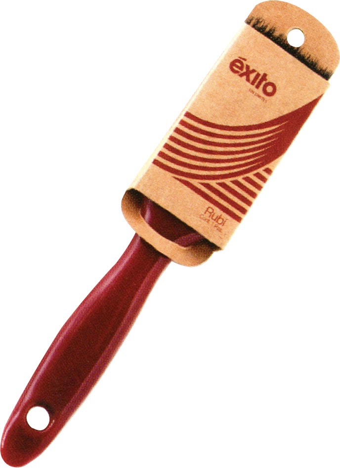 BROCHA RUBI ROJA Y BLANCO 38 MM 11/2