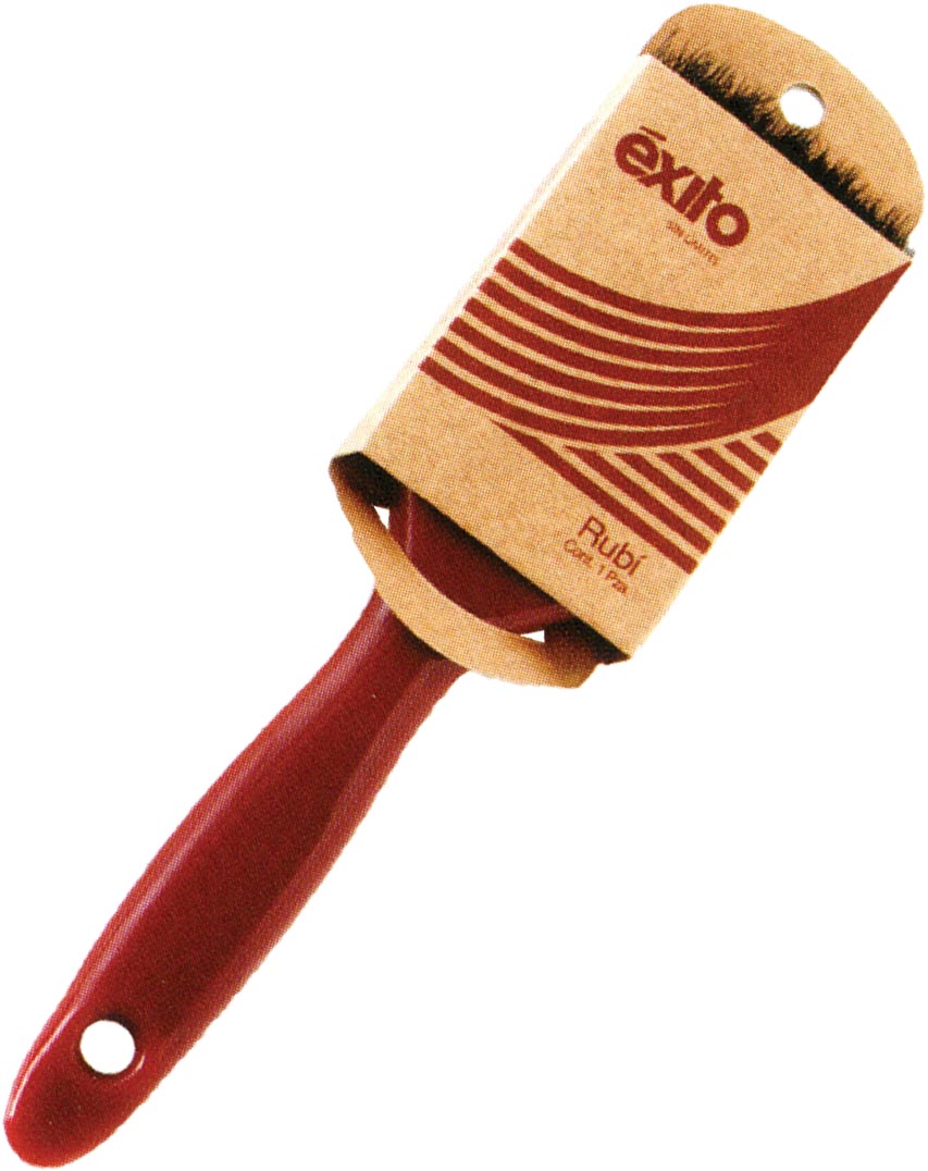 BROCHA RUBI ROJA Y BLANCO 51 MM 2