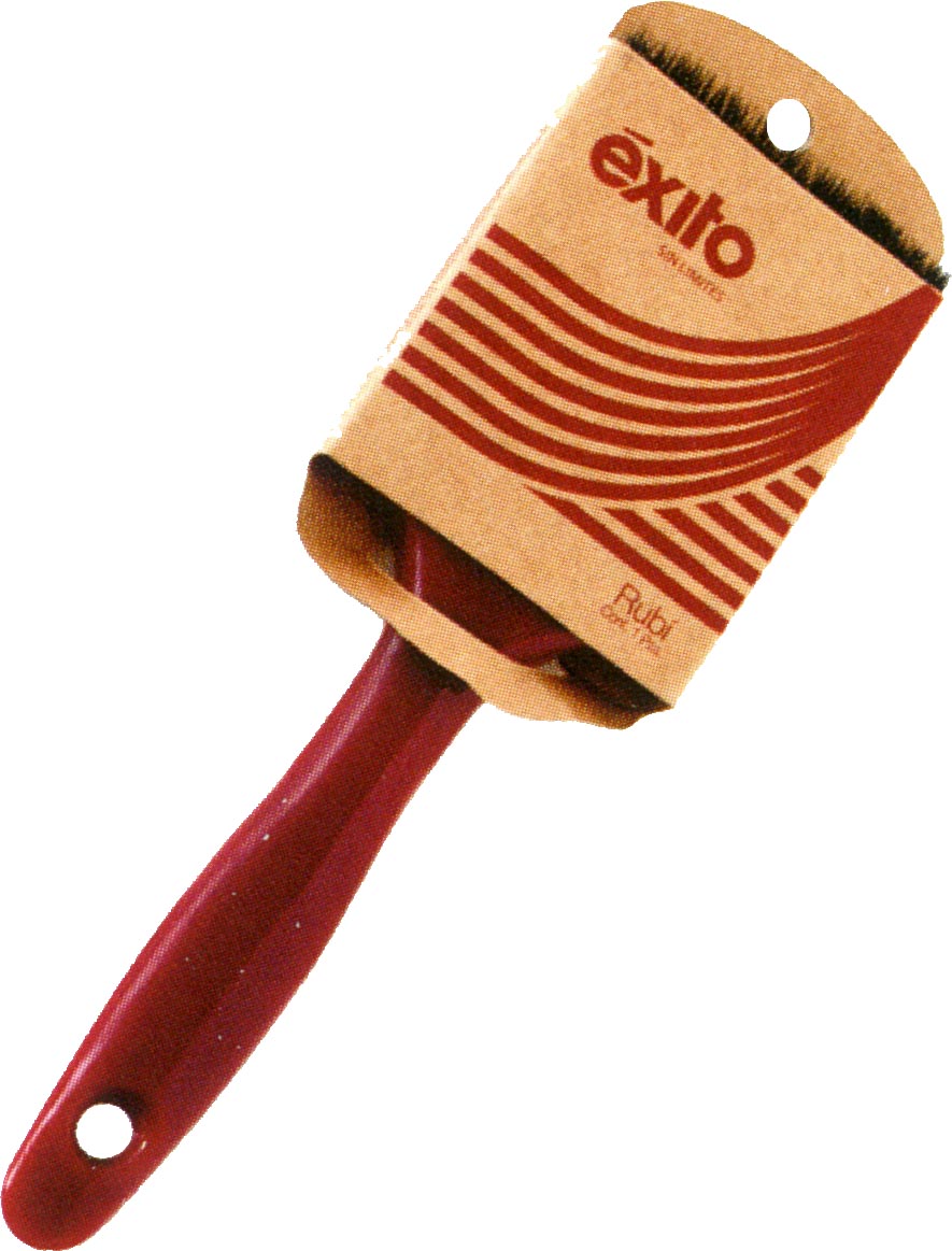 BROCHA RUBI ROJA Y BLANCO 64 MM 21/2