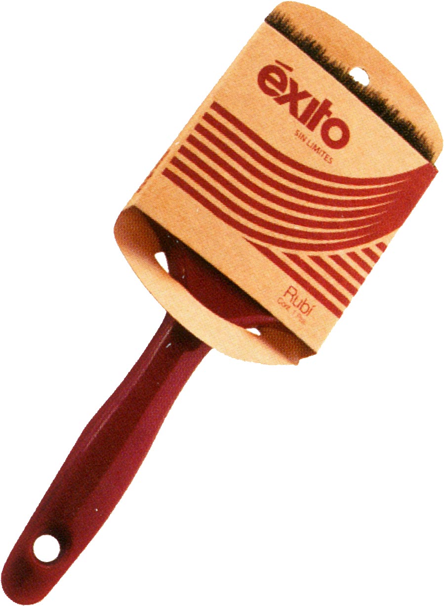 BROCHA RUBI ROJA Y BLANCO 76 MM 3