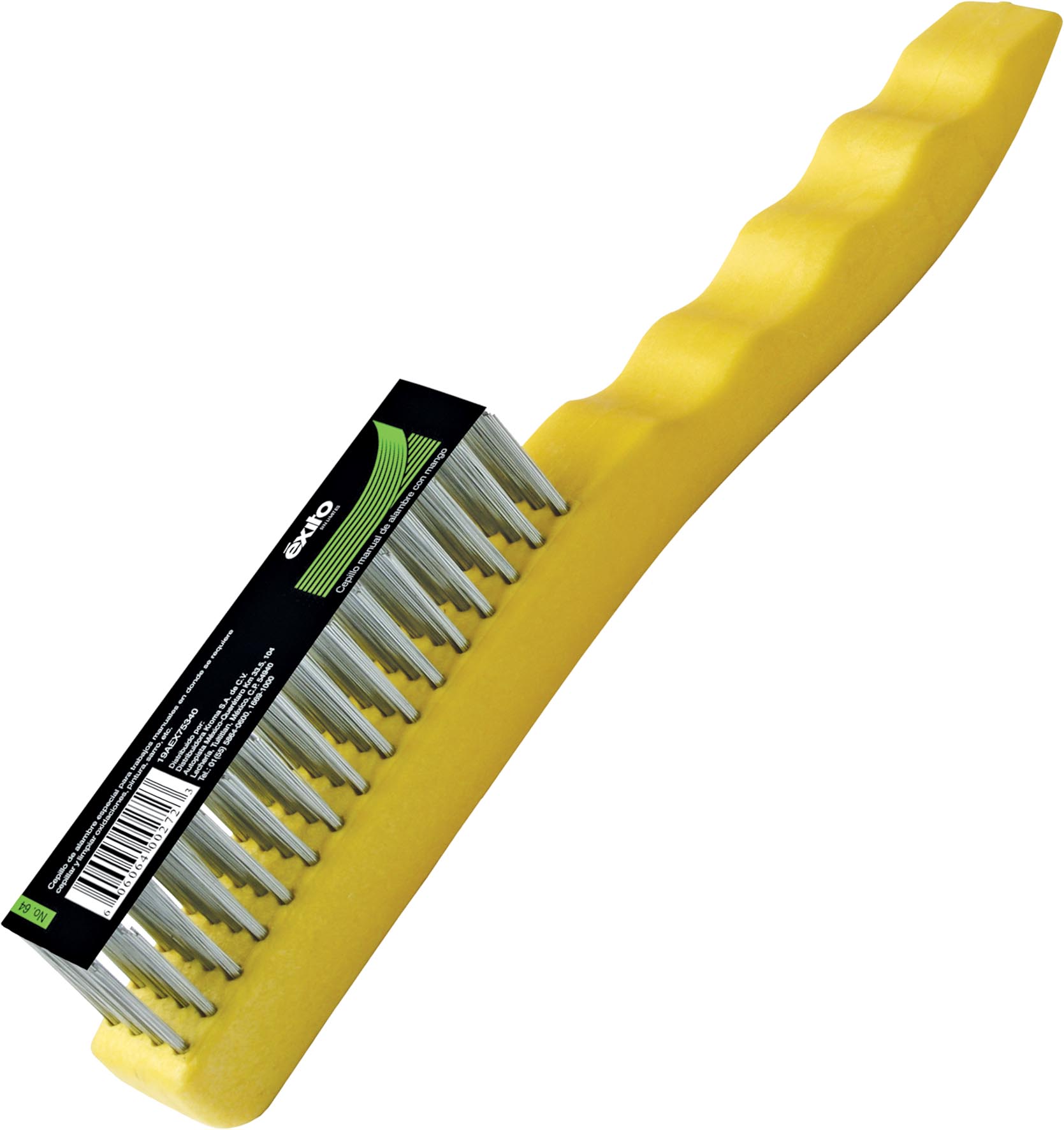 CEPILLO D/ALAMBRE 64 C/MANGO CORTO EX75325 EXITO