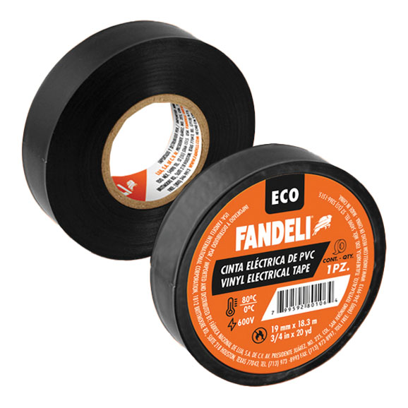 CINTA AISLAR USO GENERAL 3/4 X 18 MTS 80106 FANDELI