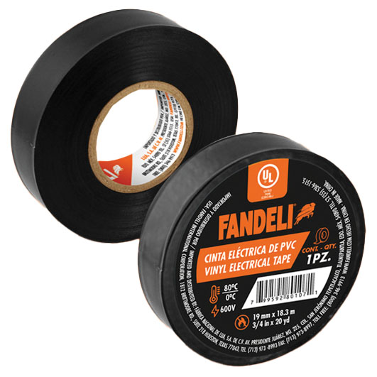 CINTA AISLAR USO GENERAL 3/4 X 18.3 MTS UL 80107 FANDELI