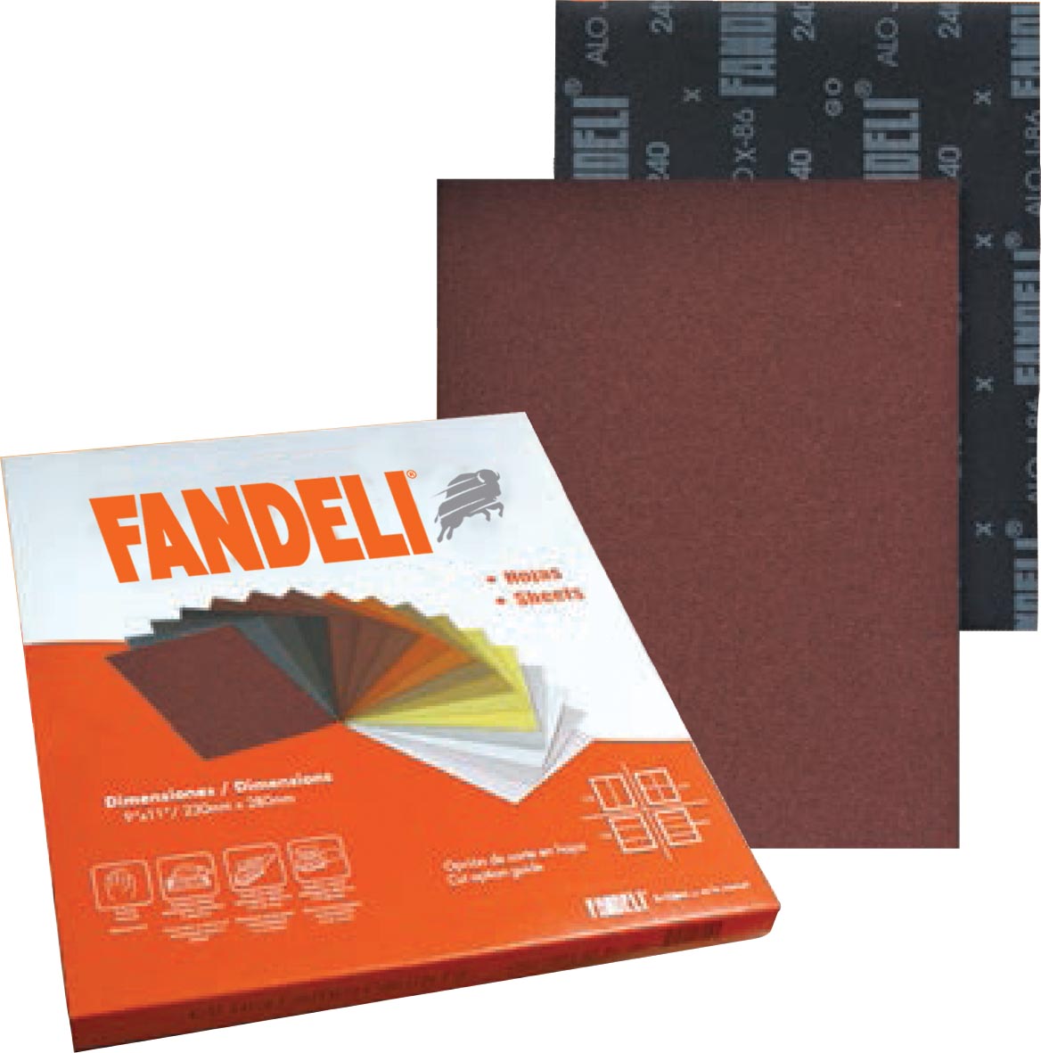 LIJA METALITE LONA J86 G100 P/50 PZS 00074 FANDELI