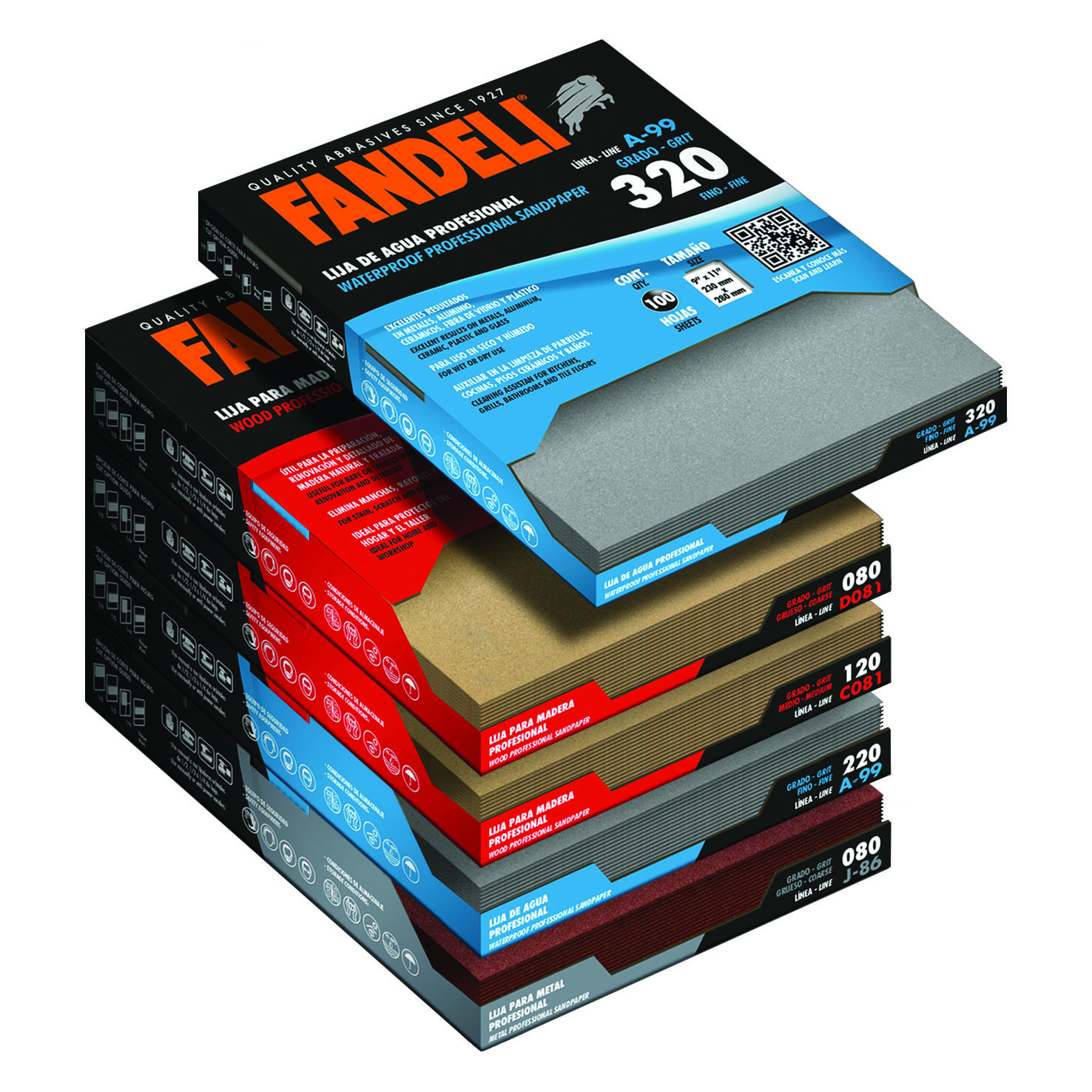 EXHIBIDOR BOX DISPLAY FANDELI C/400 HOJAS 79355