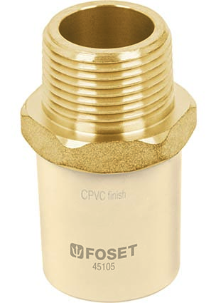 ADAPTADORES CPVC652 MACHO, C/INSER. METAL.3/4 FOSET