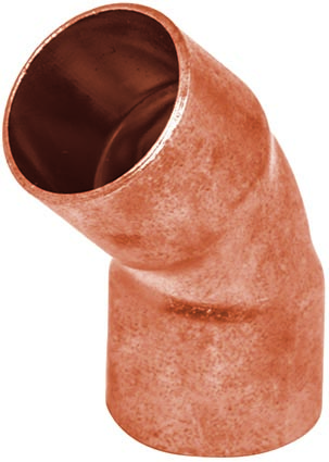 CODO 45 CC861 de COBRE 1/2 FOSET