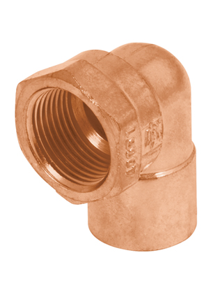 CODO CC501 DE COBRE 90, ROSCA INTERIOR 1/2 FOSET