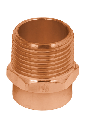 CONECTOR CC611 D/COBRE ROSCA EXTERIOR 1/2 FOSET