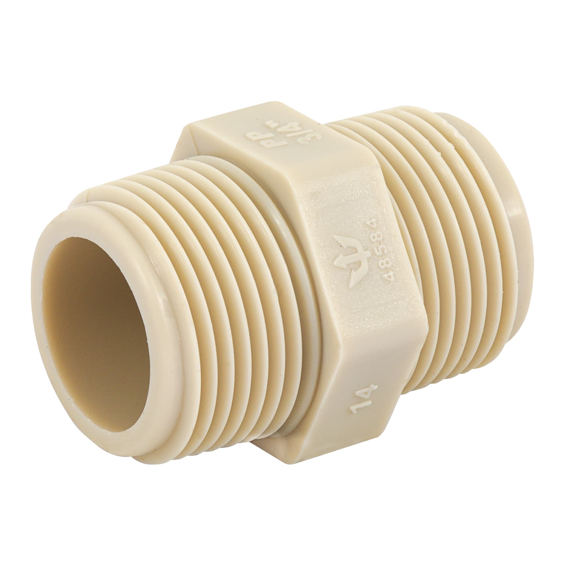 NIPLE CM472 CORRIDO PVC 3/4 FOSET 48584