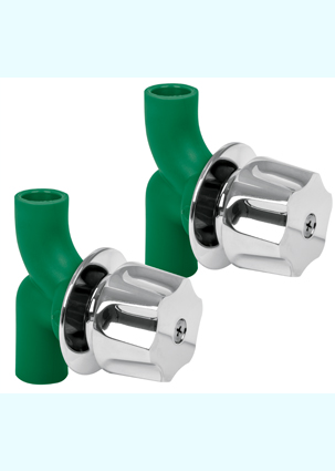 LLAVES CV052 P/EMPOTRAR MANERAL.METAL JGO 2 FOSET