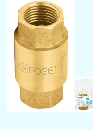 VALV. VARE11/4 CHECK DE RESORTE 1 1/4 FOSET