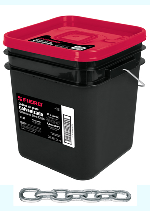 CADENA CAGA1/8 GALV. 1/8 CUB. 75 MTS. FIERO 44269