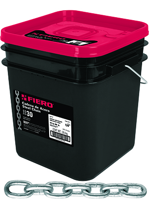 CADENA CAGA1/4 GALV. 1/4 CUB. 35 MTS. FIERO