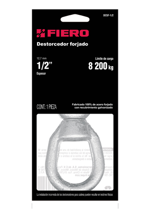 DESTORCEDOR DESF1/4 FORJADO FIERO