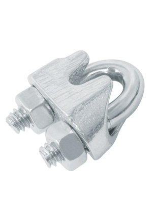 NUDO3/8 PERRO GALV.3/8 P/CABLE B/1 FIERO/TC0955