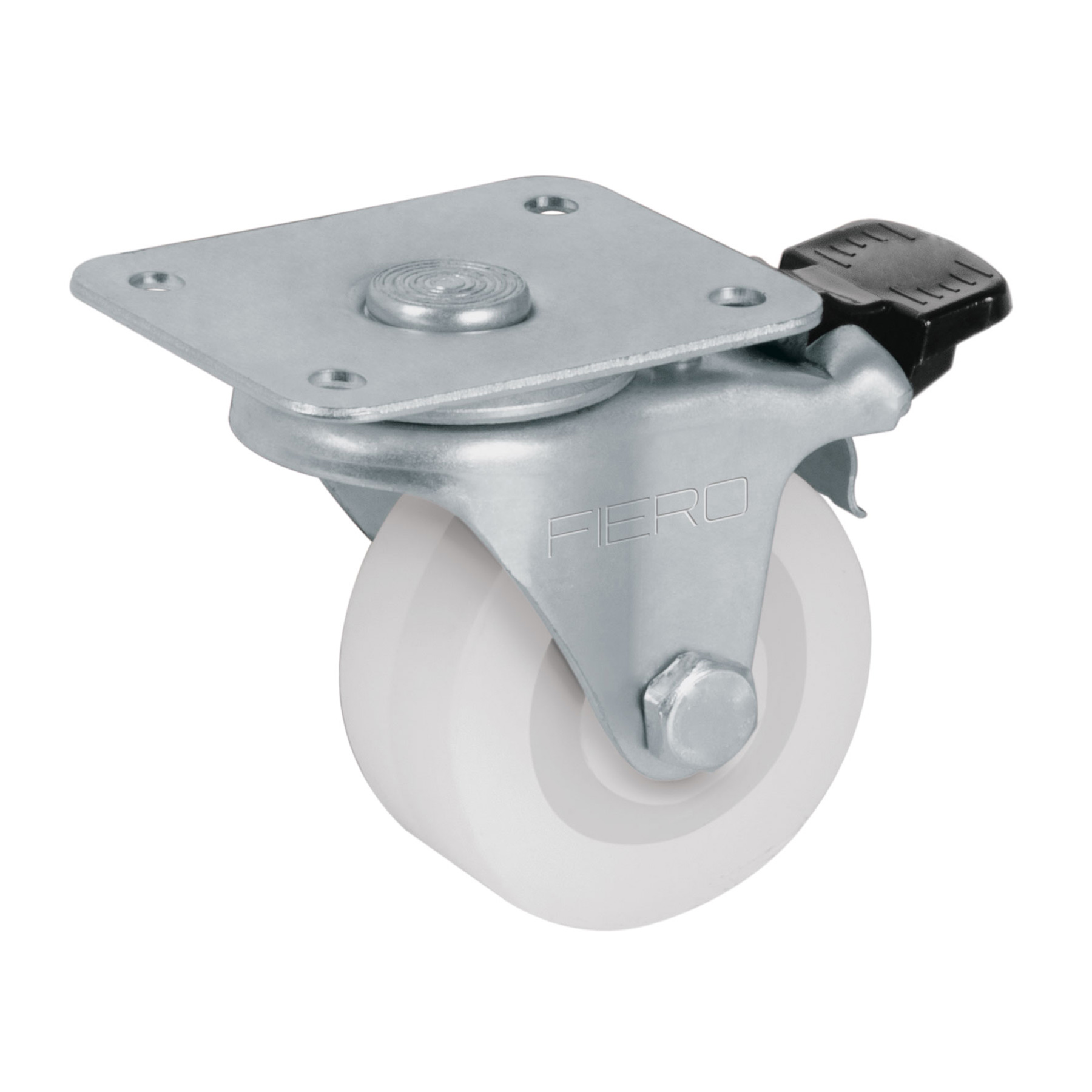 RODAJA RO2210F 2 POLI.PLACA GIR. 22MM C/FREN. C/6 PZAS....