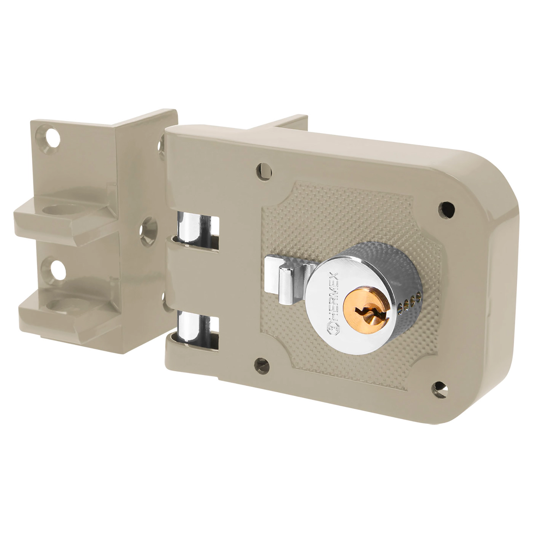 CERRADURA CS95I DOBLE CILINDRO INSTALAFACIL IZQ HERMEX