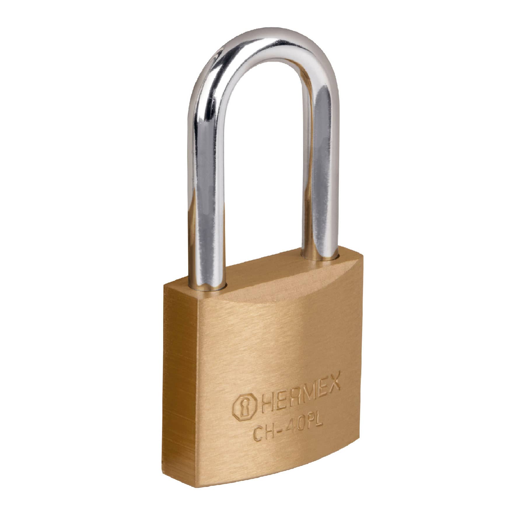 CANDADO CHB40PL GL LATON 40MM BLISTER HERMEX 27076