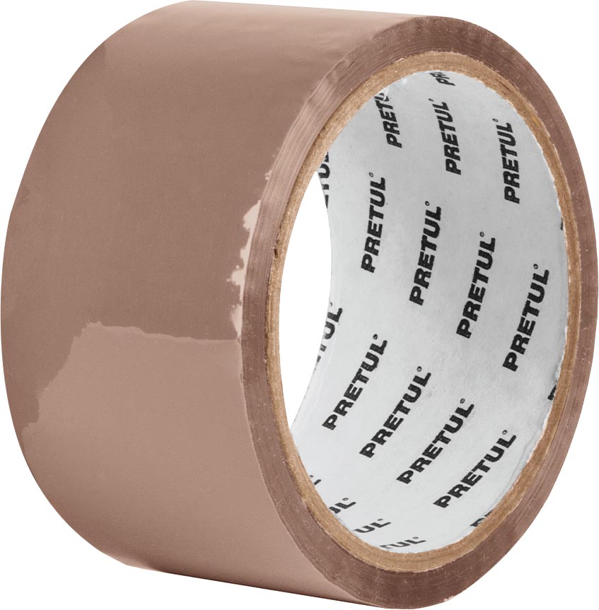 CINTA CCA40P EMPAQUE CANELA 48MMx40 MTS .PRETUL