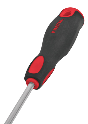 DESARMADOR DR1/4x4BP PLANO CONF/GRIP PRETUL