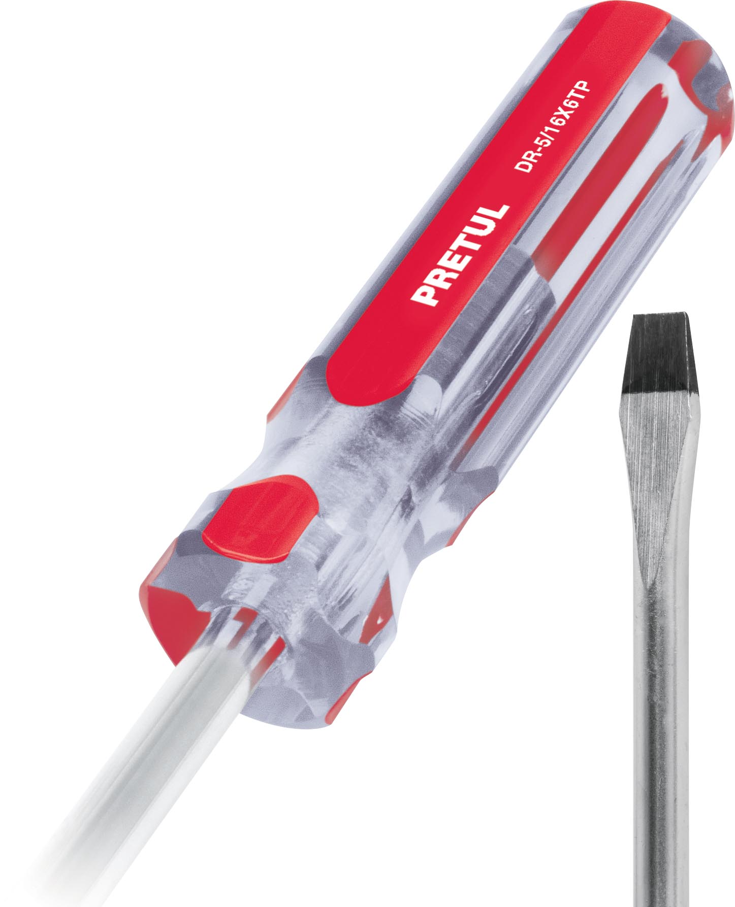 DESARMADOR DR1/4x4TP PLANO MANGO PVC PRETUL WF2104