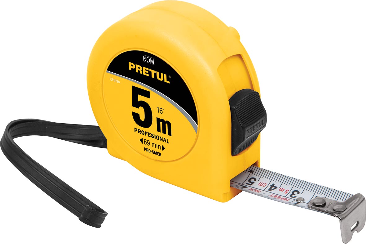 FLEXOMETRO PRO5MEB BLISTER 5 MT. PRETUL/WF9492