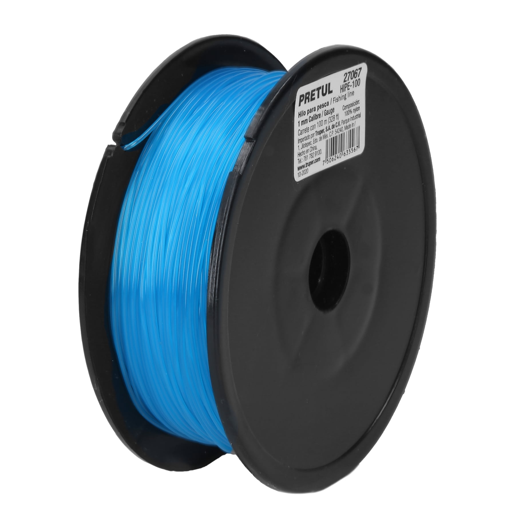 HILO HIPE100 SEDAL P/PESCA 100X100 AZUL PRETUL 27067