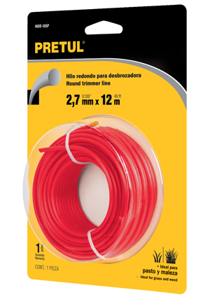 HILO P/DESBROZADORA ROJO HIDE105P 1.6MM 12M. PRETUL