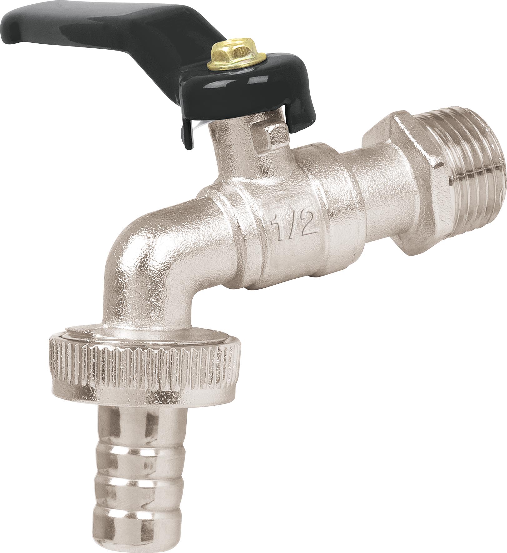 LLAVE LL21P ESFERA ZAMAC 1/2 PRETUL /TC1625