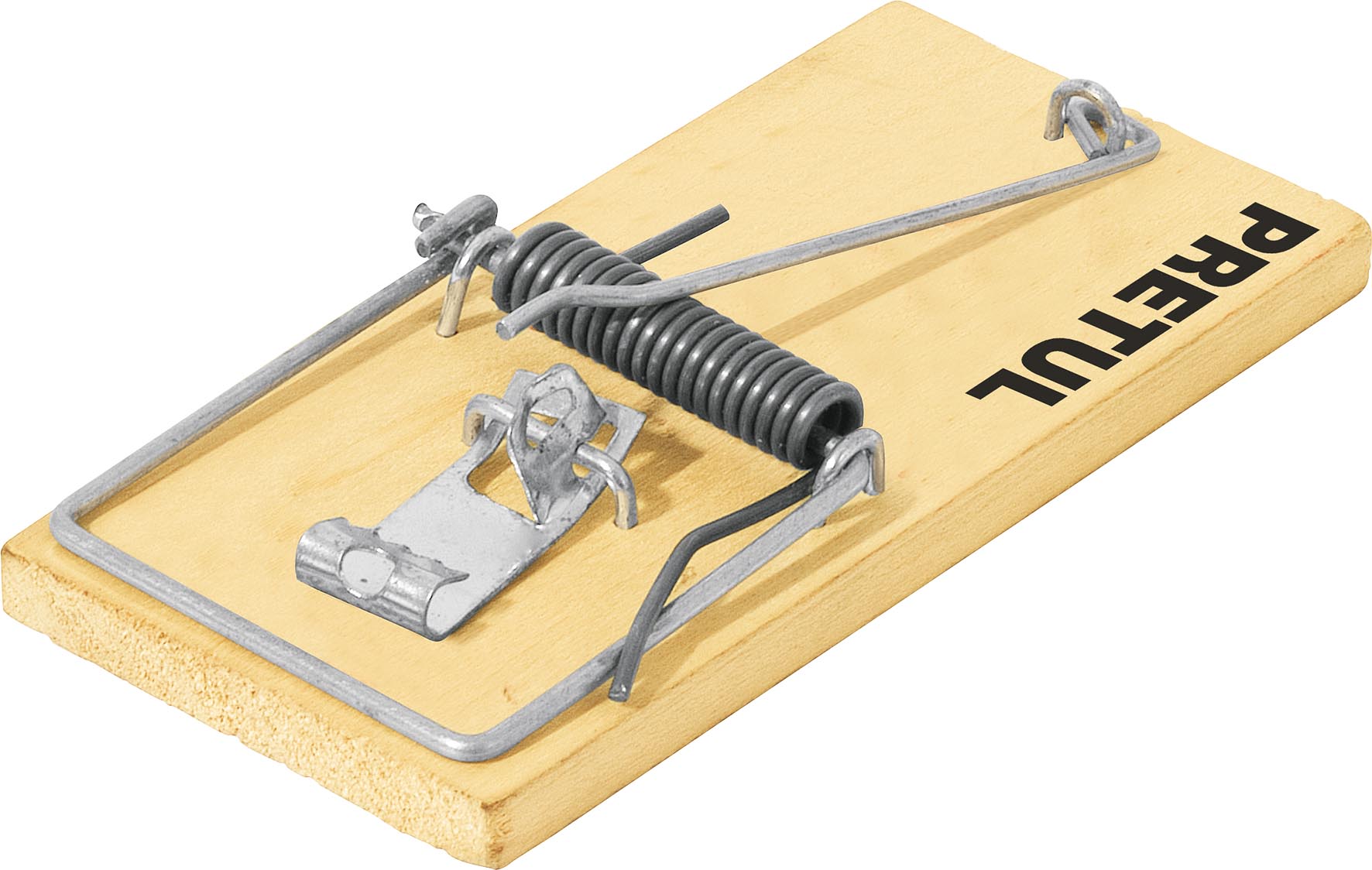 TRAMPA RAT4M P/RATON D/MADERA CHICA C/2 PRETUL