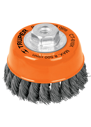 CARDA CT610X D/COPA TRENZADO 4X5/8 TRUPER