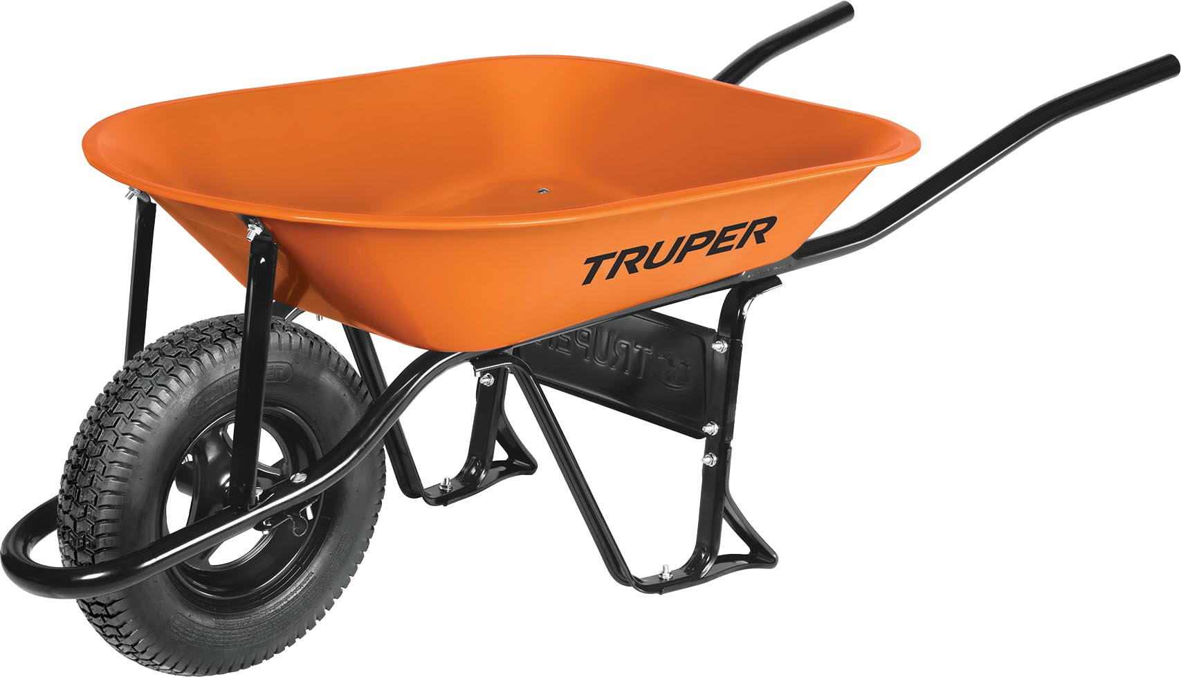 CARRETILLA CAT45ND 4.5 PS LLANTA NEUM.PLANA NARANJA TRU...