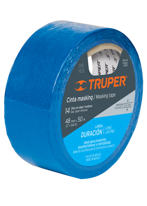 CINTA MSK1A MASKING TAPE 1x50M AZUL TRUPER