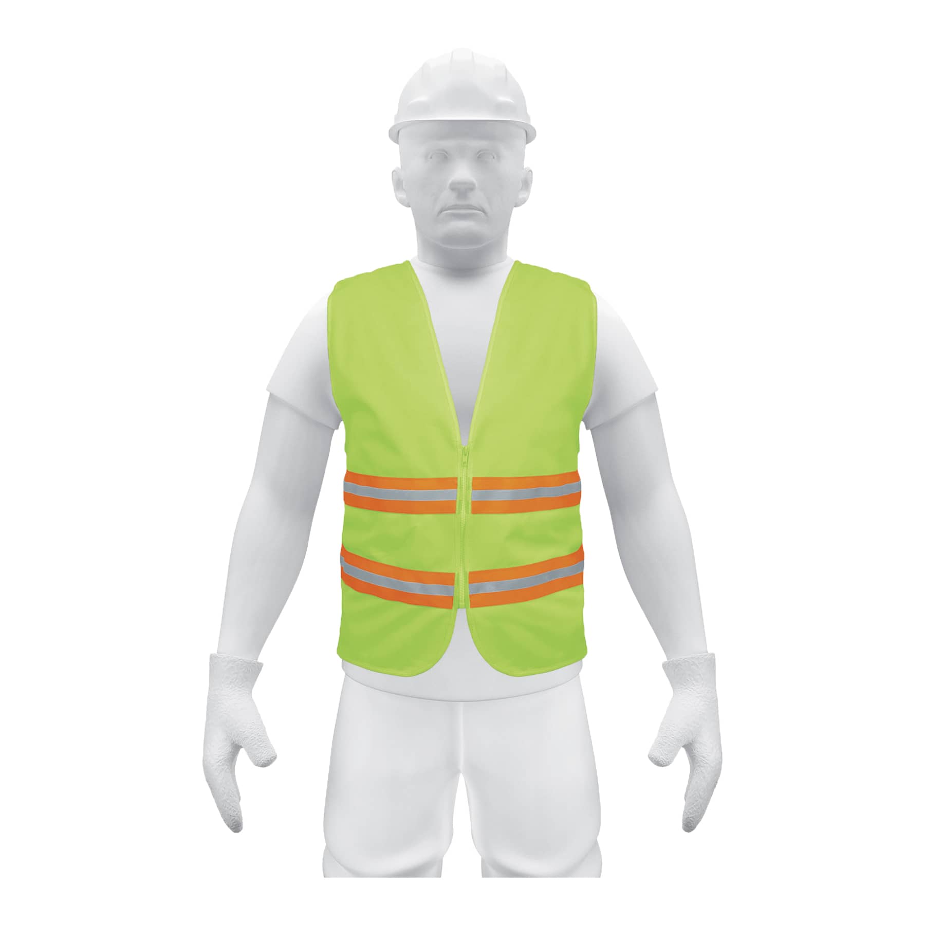 CHALECO CHS600V SEGURIDAD 3/4 ALTA VISIBILIDAD C/CIERRE