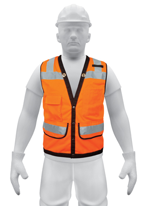 CHALECO CHS800NXL REFORZ MAX VISIBI. C/BROCHES 7 TRUPER