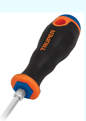 DESARMADOR DP1/4 x6B PHIL.M/CONFORT GRIP TRUPER