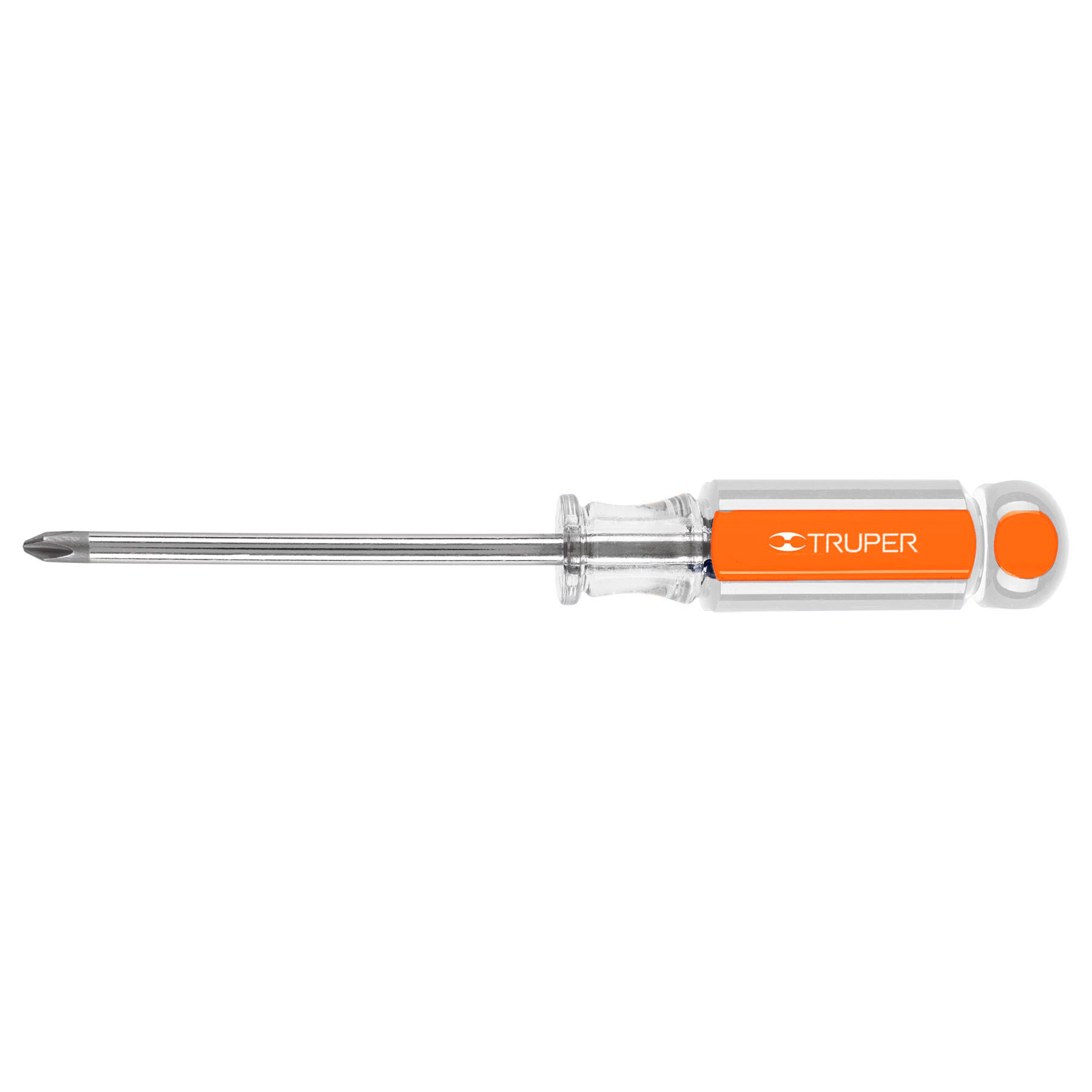 DESARMADOR DP1/4 x 4 PHILLIPS M/ACETATO TRUPER TC0716