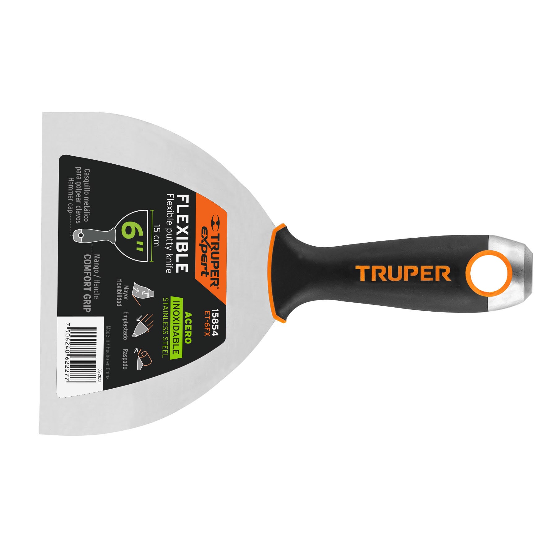 ESPATULA ET6FX FLEXIBLE 6 A.I. TRUPER