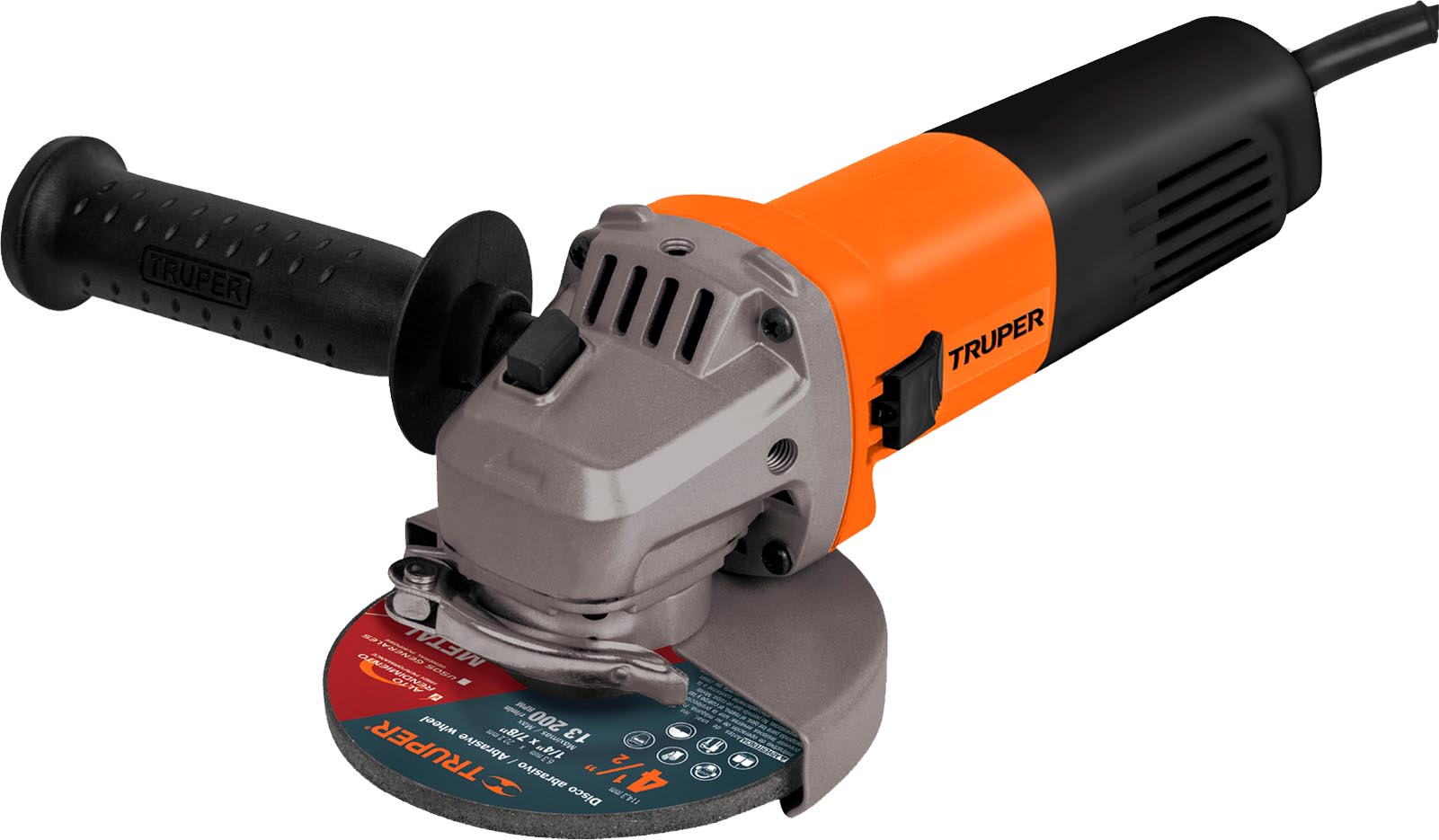 MINI ESMERILADORA ESMA41/2A9 PROF. 800W TRUPER