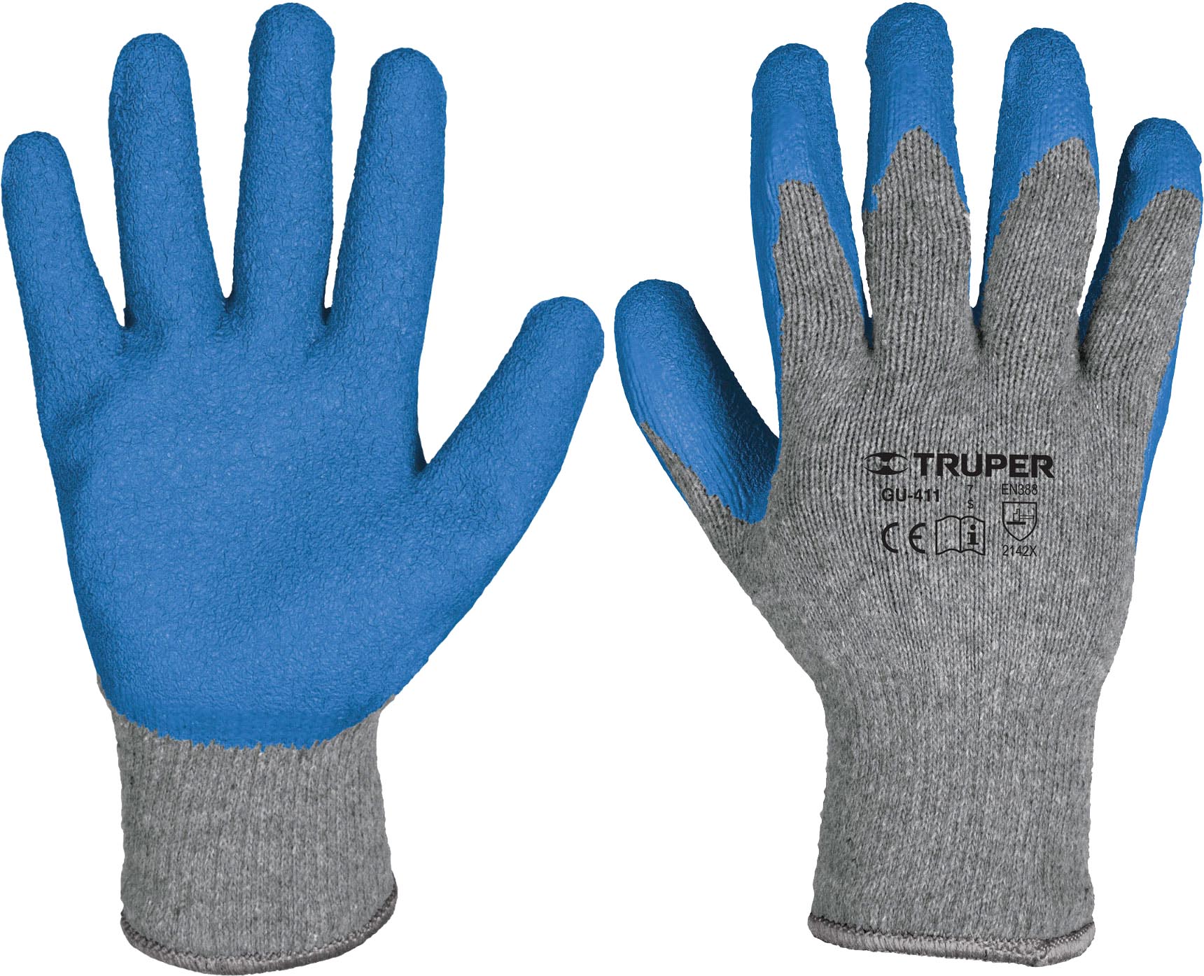 GUANTE GUJARG/GU413 POLIESTER RUGOS.GDE.TRUPER