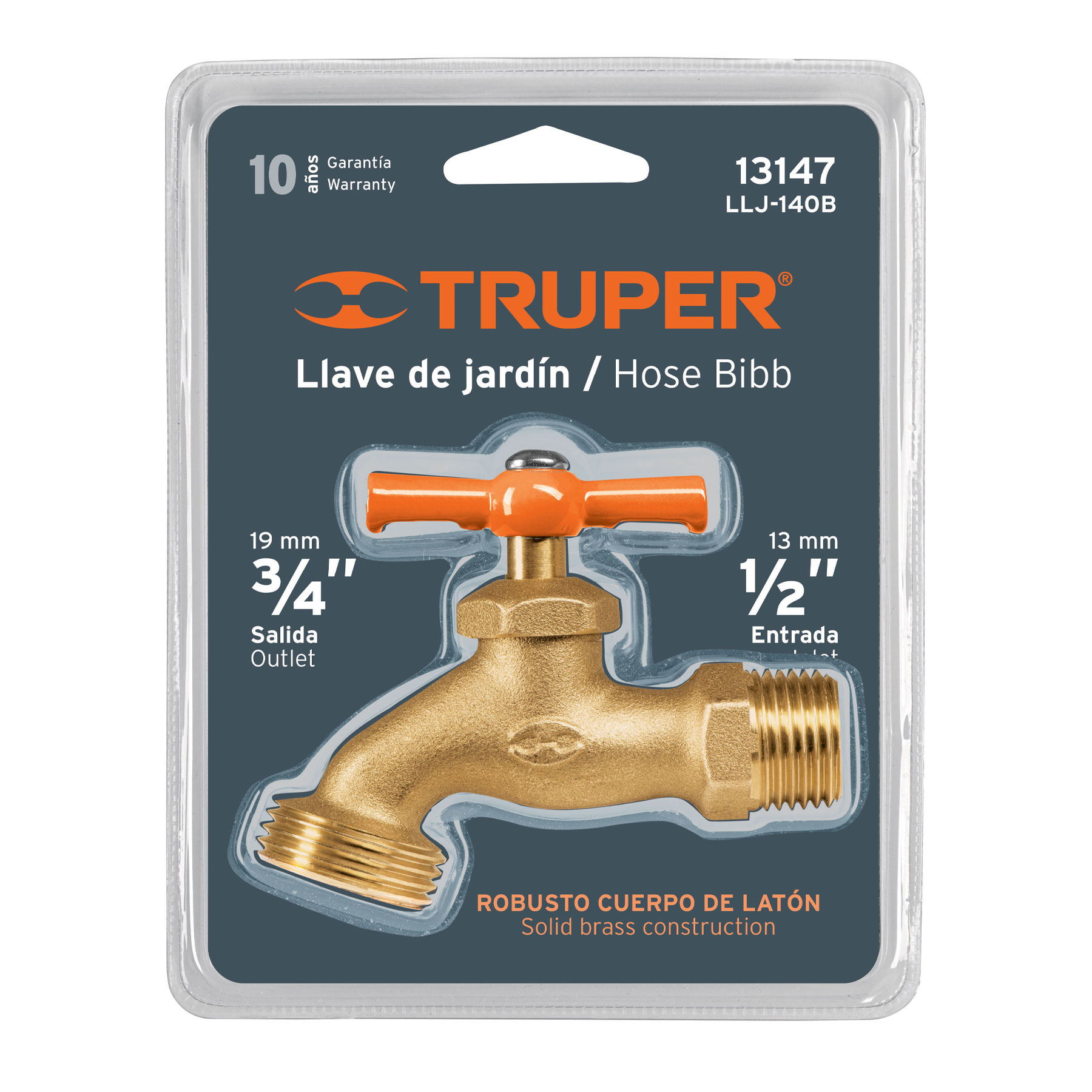 LLAVE LLJ 140B/LLJARB2 DE JARDIN 1/2 BLISTER TRUPER SP