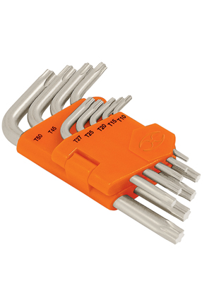 LLAVE TORX9 TORX JGO. 9 PZAS. TRUPER