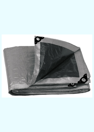 LONA LT45 POLIETILENO 4X5 MTS.REF.GRIS TRUPER