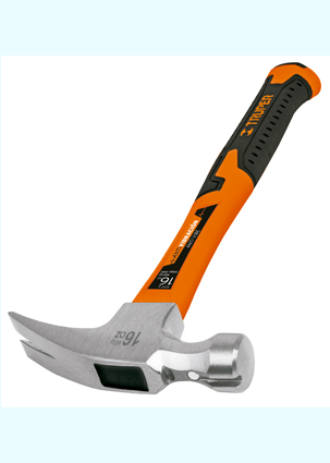 MARTILLO MAR16F UNA RECTA 16 OZ.MGO.F.V TRUPER